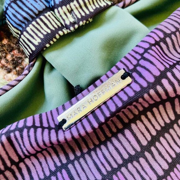 Mara Hoffman radial knot one piece swimsuit - Picture 5 of 6